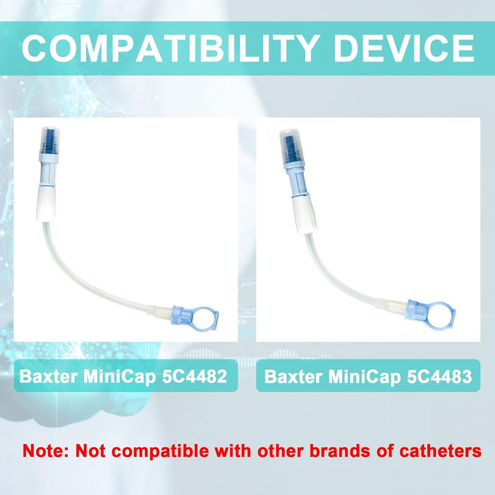 Peritoneal Dialysis Catheter Holder for Baxter 5C4482 5C4483, PD Catheter Assessories Shower Holder with 2 PCS Adjustable Peritoneal Dialysis Transfer Set Lanyard