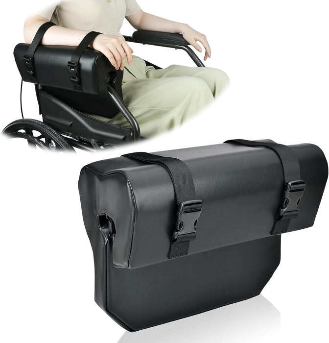 11.8''L Lateral Support for Wheelchair Armrest Pads Cushions, Arm Trough for Wheelchair Right/Left Side, Arm Rest Support Adjust Leaning Posture for Seniors Stroke Patient Essentials Gifts