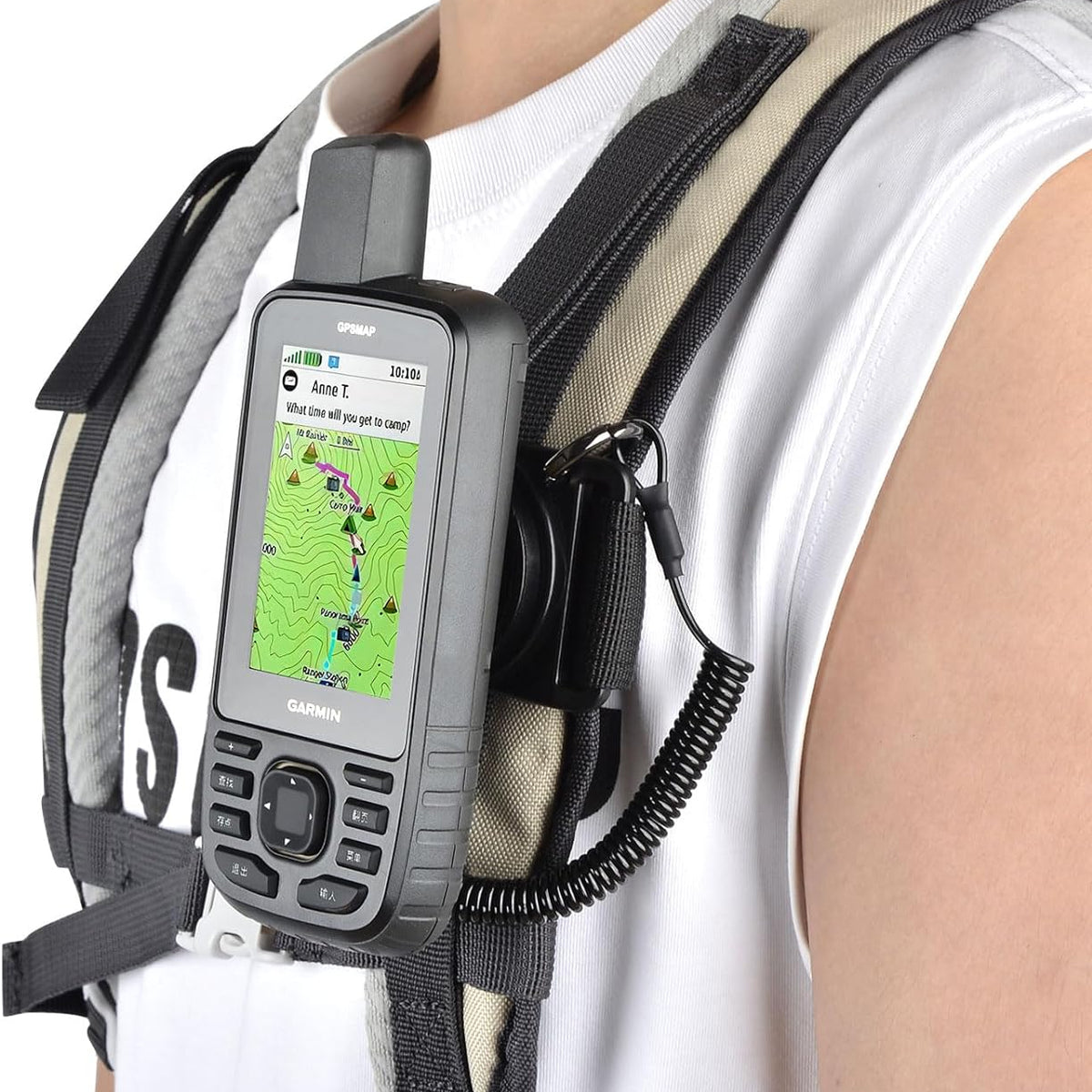 garmin inreach mini backpack tether Backpack Tether for Garmin Handheld GPS inReach/eTrex/Rino/Alpha/Orego —  Products for Health