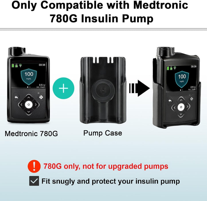 Insulin Pump Case for Medtronic 780G with 360° Swivel Belt Clip Medtronic 780G Accessories for Diabetic