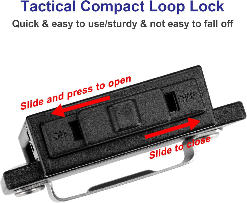 New Tape Measure Holder - Heavy Duty Measuring Tape Clip, Tape Measure Holster with Belt Clip for 1.25"/1.75"/2" Tool Belt - Easy to Access When on Ladder/Scaffolding
