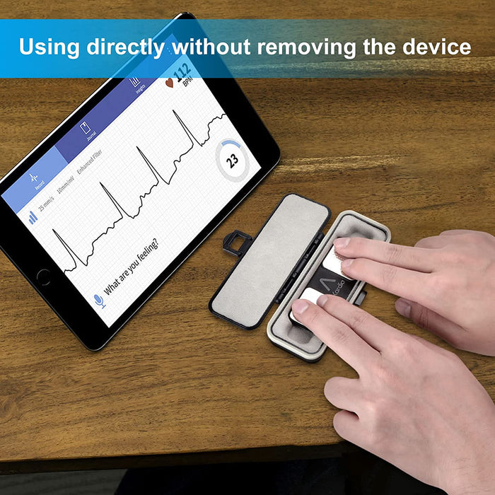 Hard Case Only for KardiaMobile 6L EKG, Kardia Mobile 6L Heart Monitor Case, Safe to Carry & Provides Tough Protection - Case Only