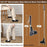 9.6"-31" Retractable Shoe Horn Long Handle for Seniors, Extra Long Shoehorns Shoe Funnel Shoe Spoon No Bending Over