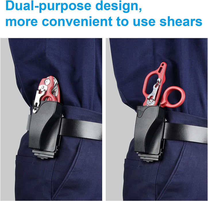 Raptor Shears Holster for Leatherman Raptor Response Emergency Shears Only, EDC Raptor Shears Sheath Case with Tactical Belt Clip (Only Included Holder)