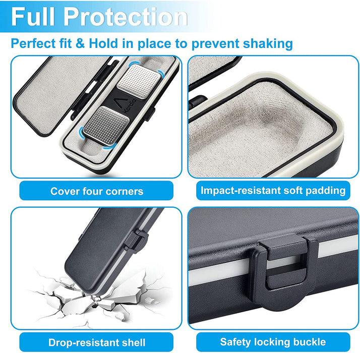 Hard Case Only for KardiaMobile 6L EKG, Kardia Mobile 6L Heart Monitor Case, Safe to Carry & Provides Tough Protection - Case Only
