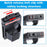 Tactical Radio Holder Duty Belt, Radio Holster Walkie Talkie Holder Belt Clip Law Enforcement Accessories for Motorola, BaoFeng, Midland, Hytera Radios