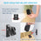 VoIP Phone Case with Belt Clip for Cisco Wireless Phone 840, Cisco 840 Belt Clip Fits Belts Up to 2.35'', Cisco CP-840 Case Provides Full Edge Protection - Portable & Easy Access Black