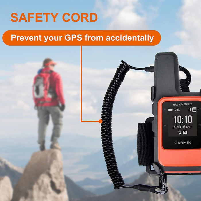 Backpack Tether for Garmin inReach Mini/inReach Mini 2 Handheld GPS - Garmin Backpack Mount (Not for Other Models)