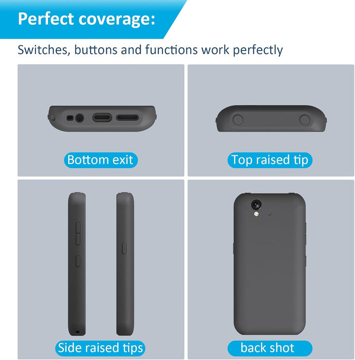 VoIP Phone Case for Cisco Wireless Phone 840, Cisco CP-840 Case Provides Full Edge Protection Against Drops & Impacts, Cisco 840 Case Non-Slip Soft Touch Black