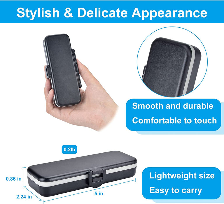 Hard Case Only for KardiaMobile 6L EKG, Kardia Mobile 6L Heart Monitor Case, Safe to Carry & Provides Tough Protection - Case Only