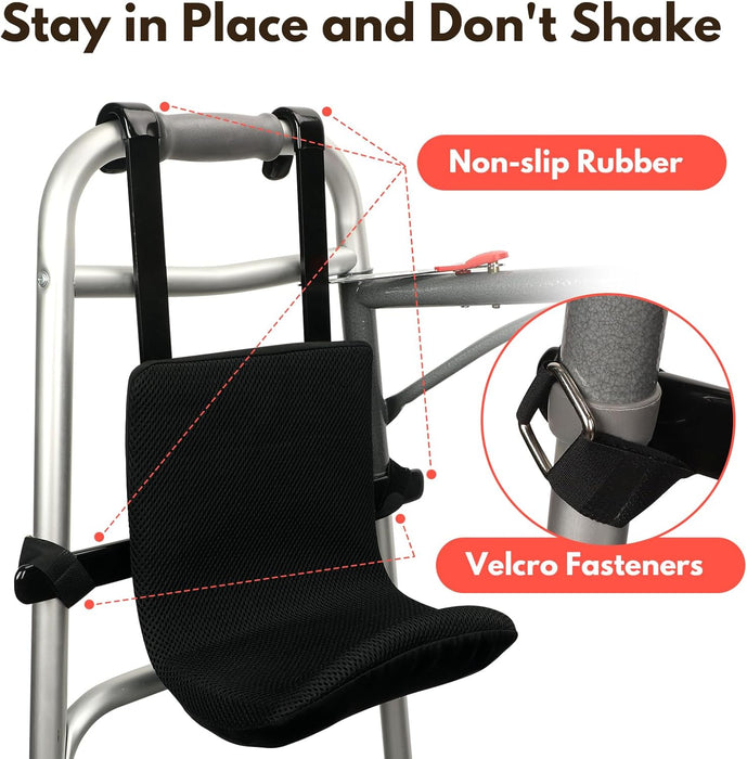 Knee Sling for Walker, Leg Support Up to 300lbs with Comfortable Cushion, Knee Rehabilitation Equipment for Adults, Knee Recovery Equipment Walker Attachment Accessories