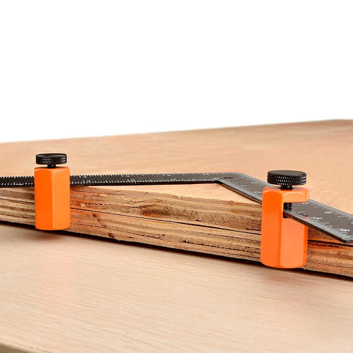 Taller Stair Gauges for Framing Square, Stair Gauge Knob for Layout Attachment Framing Jigs (Orange - 2-Pack)