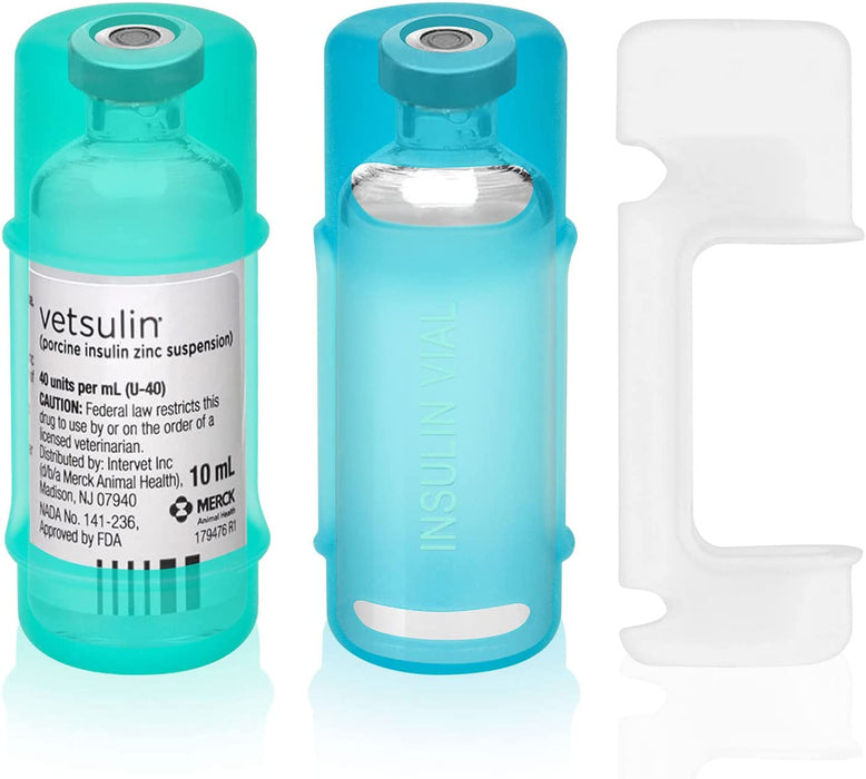Insulin Vial Protector for Lantus Apidra Admelog Insulin, Diabetes Insulin Silicone Sleeve Vial Holder Case for 10ML Insulin Vials