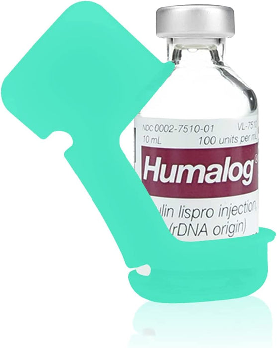 Insulin Vial Protector for Fiasp Humalog Novolog Humulin Novolin Insulin, Diabetes Insulin Silicone Sleeve Vial Holder Case for 10ML Insulin Vials