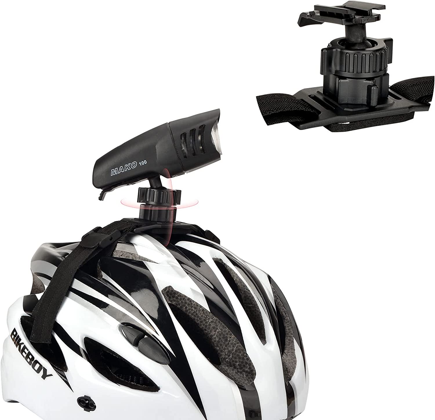 NiteRider Lumina Helmet Mount with 360 Degree Rotating, Adjustable