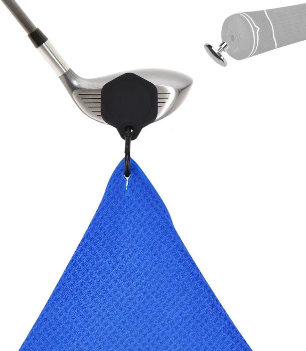 Magnetic Golf Towel, Microfiber Golf Towels with Super Strong Magnet Stick it to Golf Clubs/Cart, No More Bending Over to Pick up Magnetic Towel
