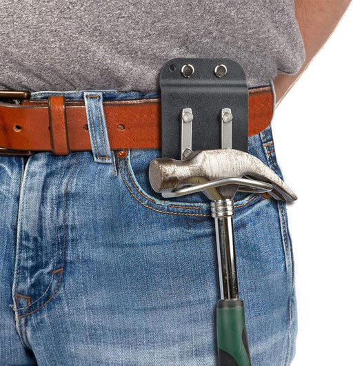 Hammer holder fits for standard pant belt and 1.5"/1.75"/2" tool belt