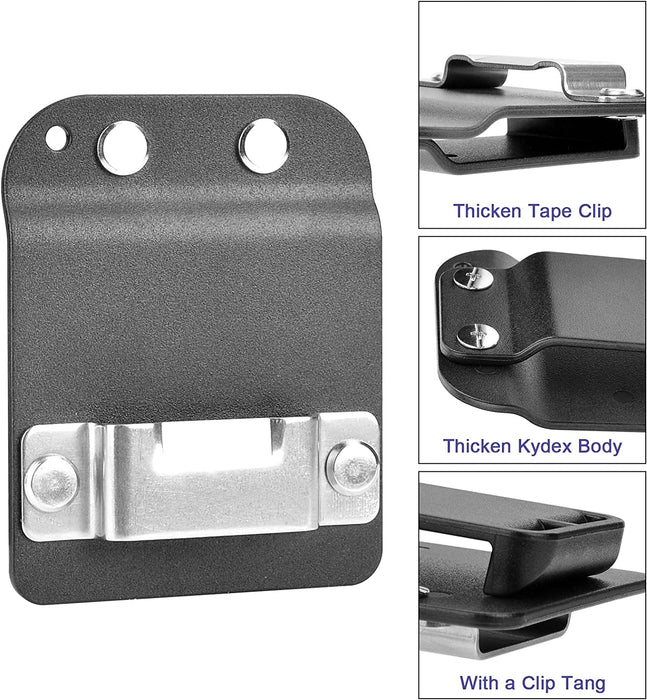 Tape measure holder fits for standard pant belt and 1.5"/1.75"/2" tool belt