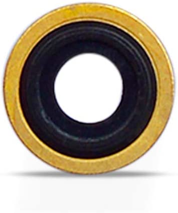 O2 Oxygen Tank Regulator Brass + Rubber Yoke Washer O-Ring Seals - Pack of 28 (Black)
