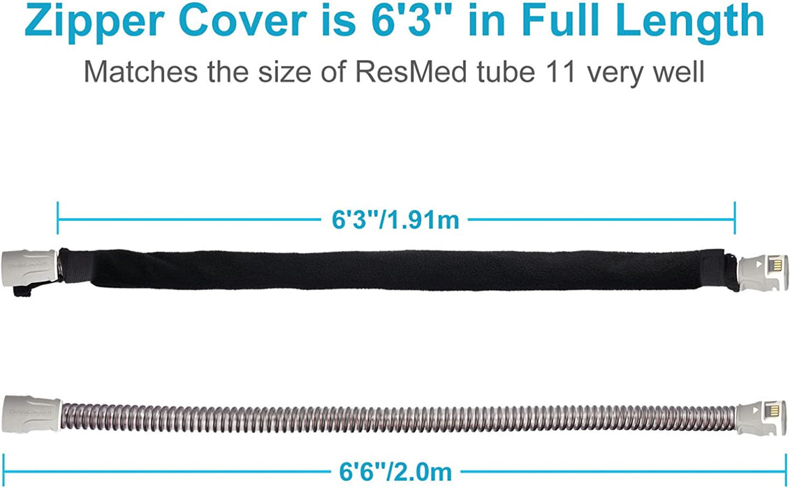 6.3ft Cpap Hose Cover for ResMed ClimateLineAir 11 Tube, 39102 Tubing Wrap for AirSense 11 - Prevent Condensation - Cats No Longer Attacking Hose