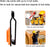 2 Inch Magnet Belt Clip, Super Strong Magnetic Belt Clips Holder for Hammer Nails Screws All Metal Tool Accessories