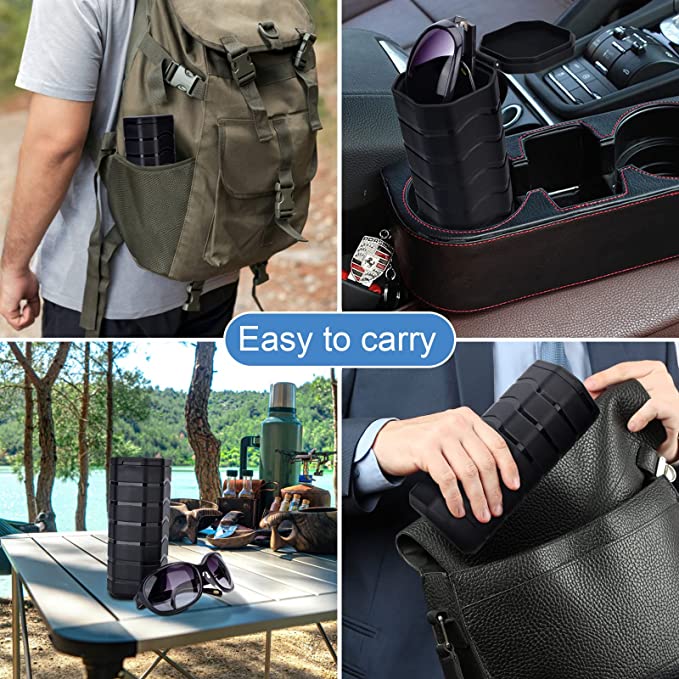 Hard Shell Sunglasses Case for Oakley & Regular Glasses, Solid Sunglass Storage Organizer for Travel Camping Fishing Hunting - No Worry About Crush/Damage Prescription Eyewear