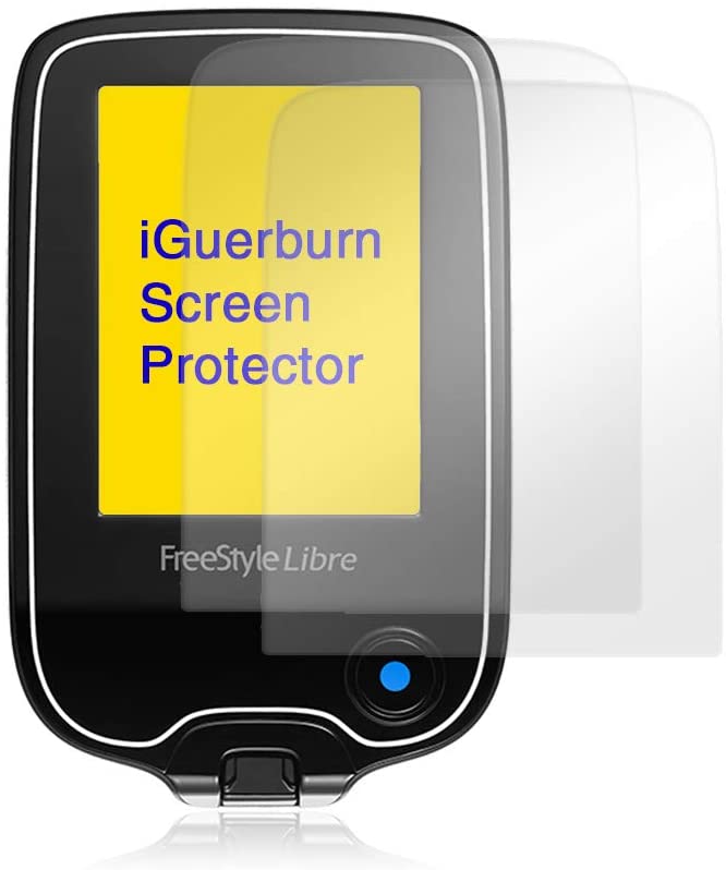 Screen Protector Cover for FreeStyle Libre Reader, FreeStyle Libre Pro, FreeStyle InsuLinx, 2 packs (Protector Only)