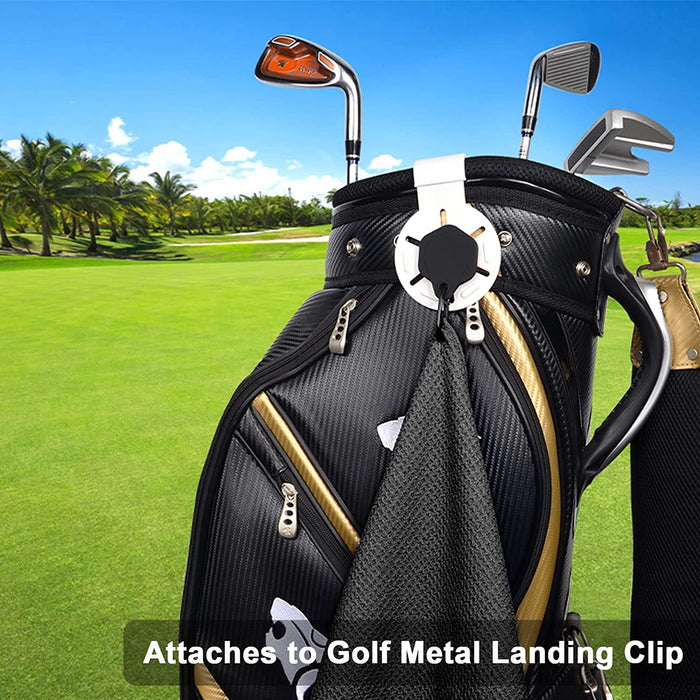 Magnetic Golf Towel, Microfiber Golf Towels with Super Strong Magnet Stick it to Golf Clubs/Cart, No More Bending Over to Pick up Magnetic Towel