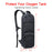 Backpack for D Oxygen Tank Portable Oxygen Cylinder Carrying Carrier Bag M15 Medical O2 Tank Holder